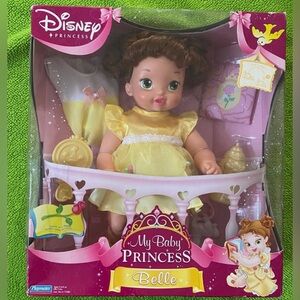 DISNEY MY BABY PRINCESS BELLE DOLL-New In Box.